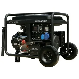 HYUNDAI HY9000LEK 6600 W Gasoline Electric Generator HYUNDAI HY9000LEK 6600 W