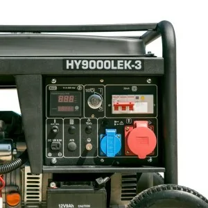 Gasoline electric generator HYUNDAI HY9000LEK-3 8.2 kVA