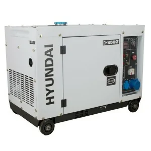 HYUNDAI DHY8600SE 6300 W diesel electric generator