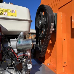 Astschredder Deleks DK-900 13 PS Riemenantrieb