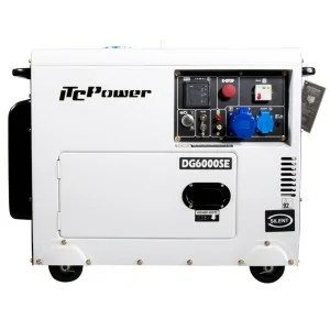 Дизельний електрогенератор ITCPower DG6000SE 4500W