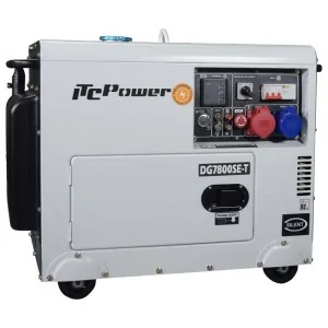 Elektrischer Stromerzeuger mit voller Leistung ITC Power DG7800SE-T 6300 W