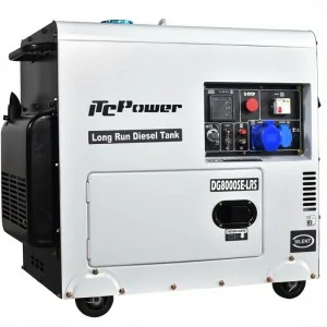 Дизельний електричний генератор ITCPower DG8000SE-LRS потужністю 6300 Вт