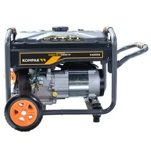 Generador eléctrico gasolina monofásico Kompak K4000S 3300 W