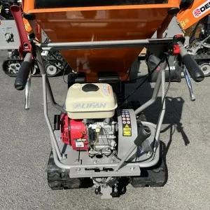 Branch shredder with tracked and drawer Deleks DK800 handlebars