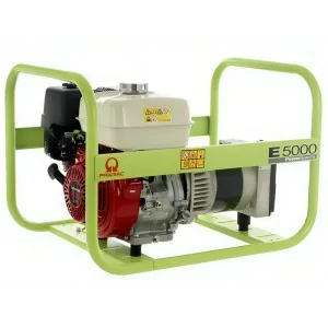 Generador eléctrico Gasolina Pramac E5000 motor Honda 4600 W