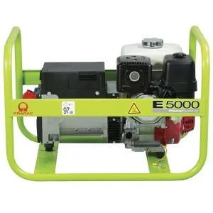 Generador eléctrico Gasolina Pramac E5000 trifásico 5000 W