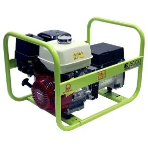 Generador eléctrico Gasolina Pramac E8000 trifásico 6600 W