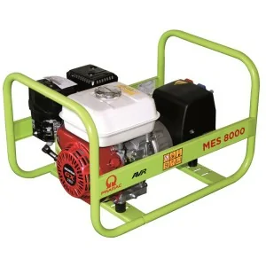 Generador eléctrico Gasolina Pramac MES8000 trifásico 6600 W