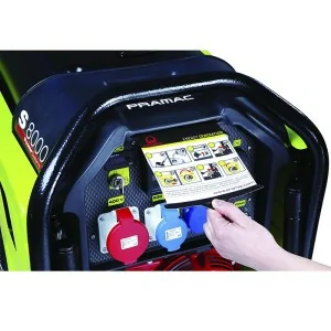 Generador eléctrico Gasolina Pramac S8000 6400 W