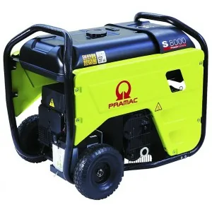 Generador eléctrico Gasolina Pramac S8000 6400 W