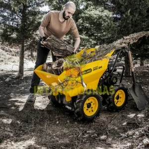 Mini Dumper Garland BARROW 300G-V20 196cc em funcionamento