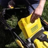 Battery-powered lawn mower Battery-powered lawn mower