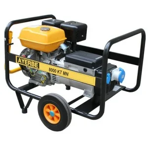 Gasoline electric generator Ayerbe AY 8000 KT MN 230V 6400W