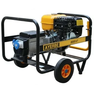 Gasoline electric generator Ayerbe AY 8000 KT MN 230V 6400W