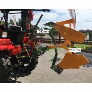 Charrue réversible renforcée DRP-35 pour tracteur Deleks