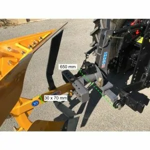 Charrue réversible renforcée DRP-35 pour tracteur Deleks