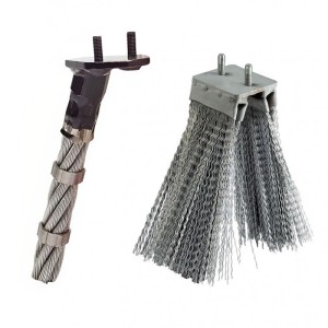 Set aus feinen und groben Eisenbürsten (4+4) Eurosystems