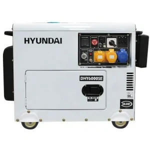 Gerador elétrico a diesel HYUNDAI DHY6000SE 5300 W