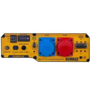 Gerador elétrico de potência total Dewalt DXGNP853E 10600 W