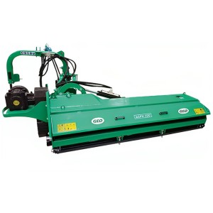 Side flail mower for tractor GEO ITALY AGFN open hood