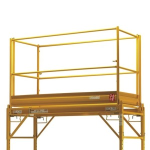 Multi-purpose tower railing game hatch