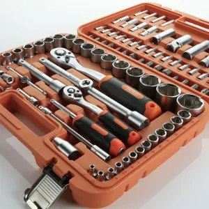 ALYCO ORANGE 94-piece Wrench Set in Chrome Vanadium Steel