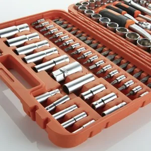 ALYCO ORANGE 94-piece Wrench Set in Chrome Vanadium Steel