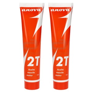 Confezione 2 pezzi. Olio sintetico 2T Anova