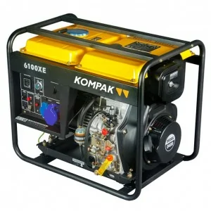 Generador eléctrico monofásico gasolina Kompak K6100XE 5000W