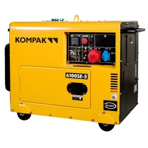 Generador diésel trifásico Kompak K6100SE-3 6600 W