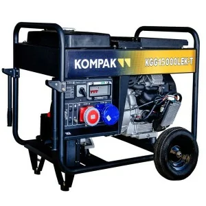 Gerador elétrico Kompak KGG15000LEK-T Potência total 15000 W