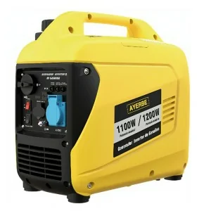 Generador monofásico gasolina Ayerbe AY 1400 Inverter 1200 W