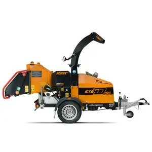 Diesel wood chipper Forst ST8D with 200 mm trailer