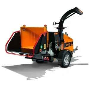 Diesel wood chipper Forst ST8D with 200 mm trailer