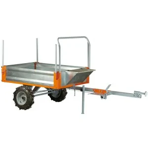 Box trailer 120x90 with ballast Roteco