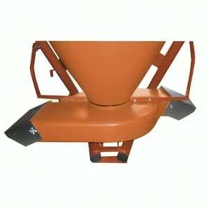 Double locator Zeppelin for fertilizer spreader