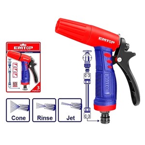 Pistolet d'arrosage avec buse réglable Emtop