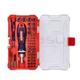 Destornillador con punteras y llaves intercambiables 55 pcs Emtop