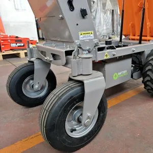 Mini dumper elétrico Deleks XE500E rodas traseiras