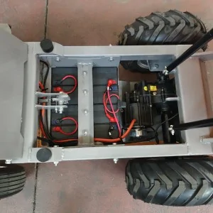 Mini-Elektrodumper Deleks XE500E batteriebetrieben