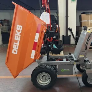 Mini dumper elétrico Deleks hopper