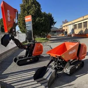 comprar lagartas Mini dumper com pá Deleks MB8000