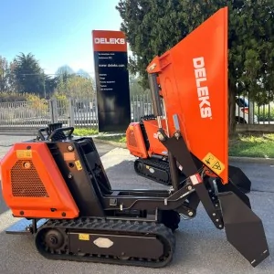 Mini dumper de chenilles avec Deleks MB8000 pelle hydrostatique