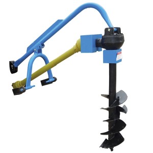 Tarières et grues de tracteur