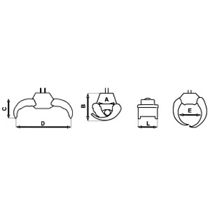 Greifer zum Laden von Baumstämmen für Traktor Geo Italy LG