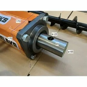 Hydraulic auger for mini excavators Deleks ZHD