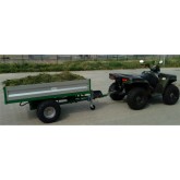Rimorchio ribaltabile per trasporto ATV Geo Italy TR 600 12V