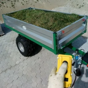 Tipping trailer for ATV transport Geo Italy TR 600 12V