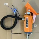 Sem-fim hidráulico para mini-escavadoras Deleks ZHD